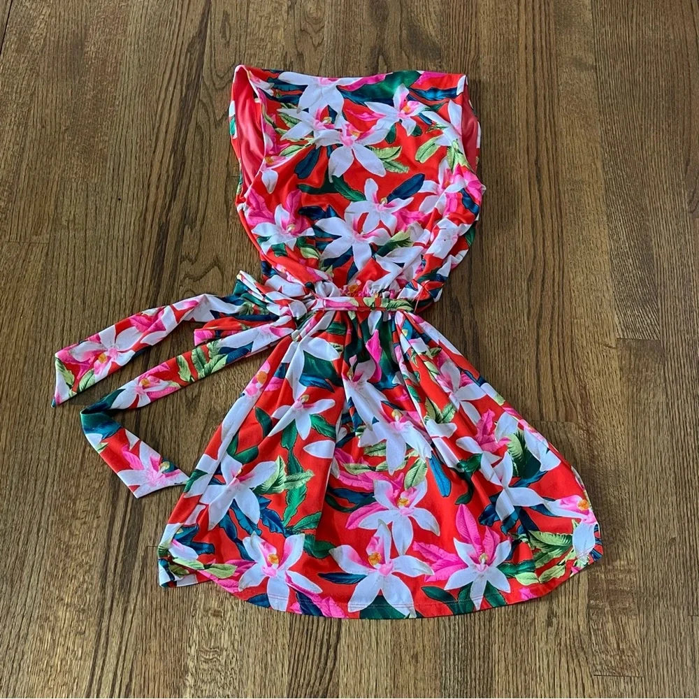 Express Floral Dress, Size XS - Picture 9 of 10